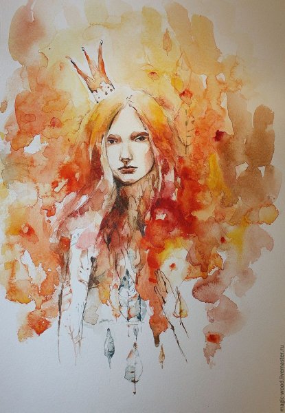 Рисунки акварелью