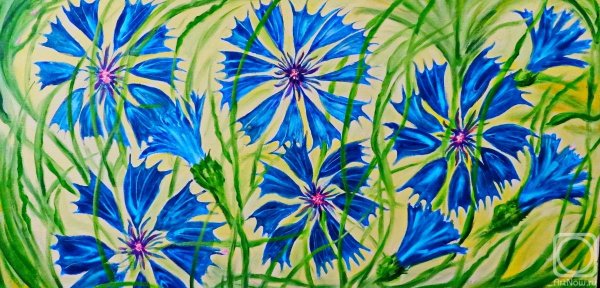 Витраж Василек