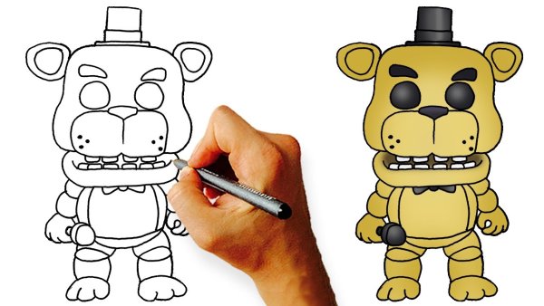 Фредди фазбер рисунок