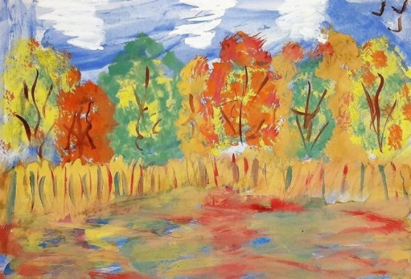 Осенний Калейдоскоп картины из природных материалов