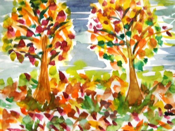 Рисунки на тему осенний Калейдоскоп