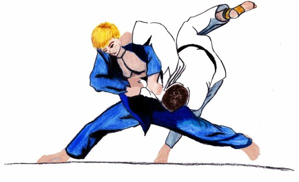 Самбист рисунок