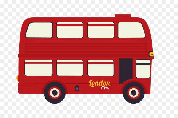 Красный автобус Лондон вектор