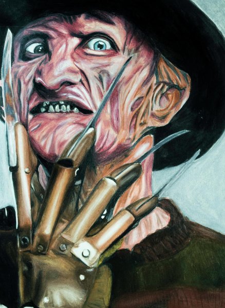 Фредди Крюгер рисунок мультяшный