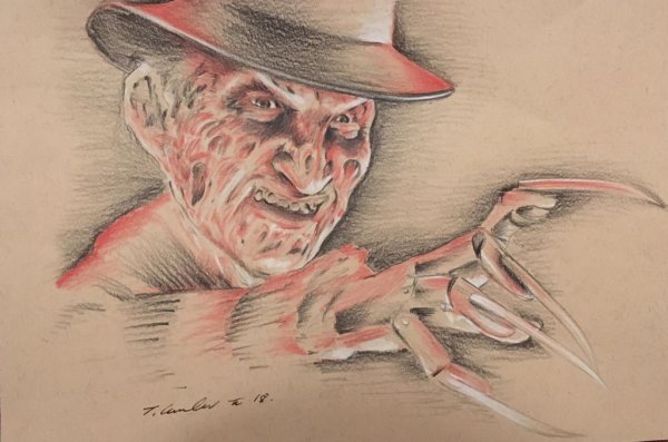 Фредди Крюгер иллюстрация