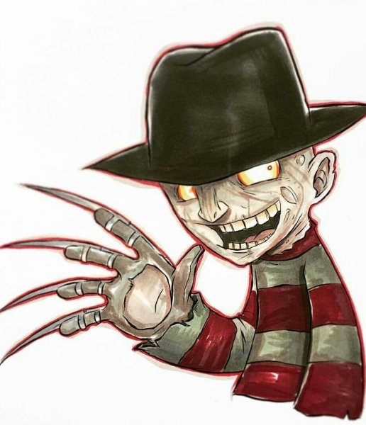 Татуировка Фредди Крюгер эскиз