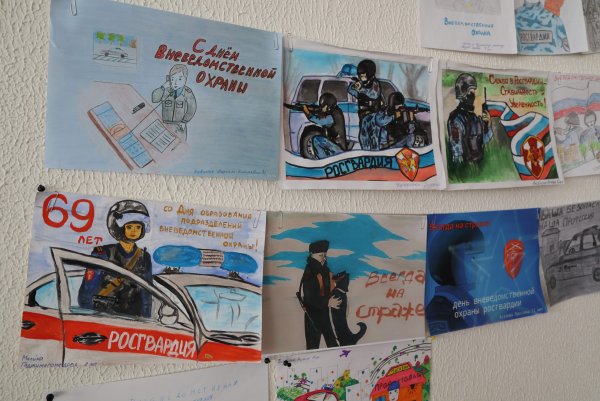 Рисунок ко Дню вневедомственной охраны