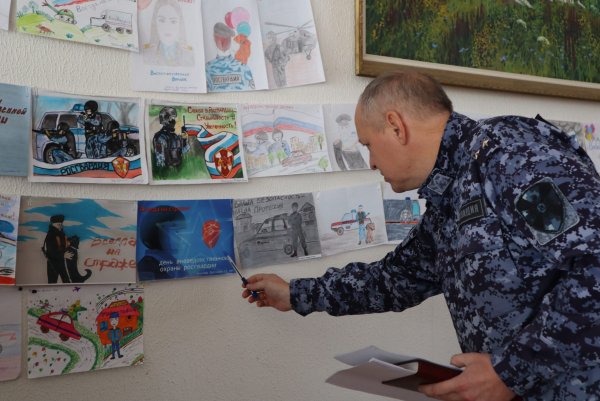 Вневедомственная охрана рисунки детей