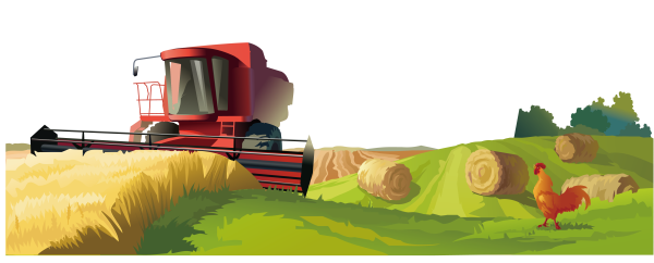 Комбайн мультяшный