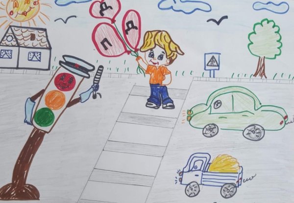 Конкурс рисунков на тему я грамотный пешеход