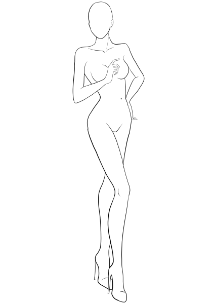 Фэшн эскизы