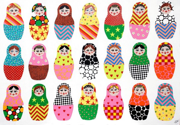 Игра матрешки Мемори