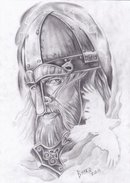 Древнерусский воин-защитник (богатырь)