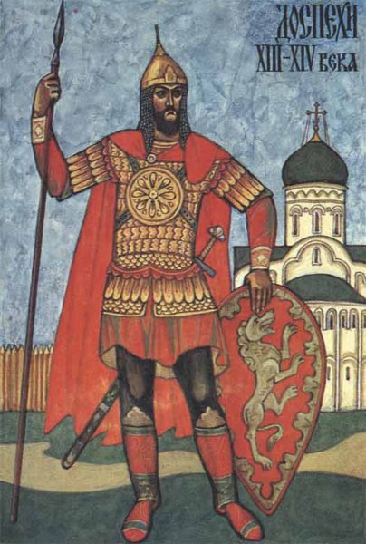 Древнерусский воин-защитник Александр Невский