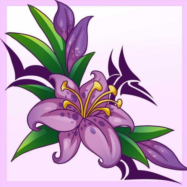 Цветы рисунок