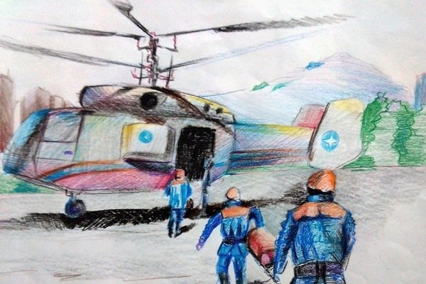 Рисование МЧС