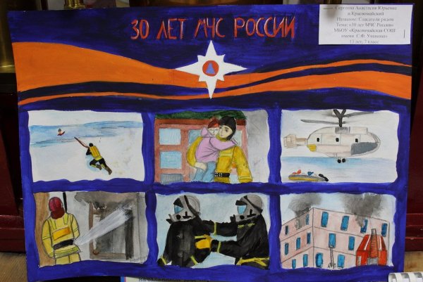 Рисунок на тему МЧС