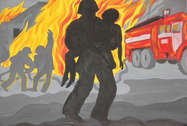 МЧС России рисунки детей