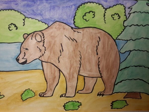 Пришвин медведь