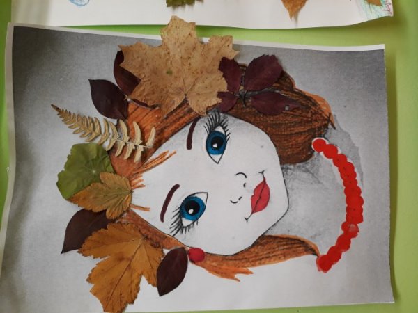 Аппликация осенняя фантазия