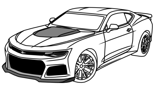 Раскраска Шевроле Камаро