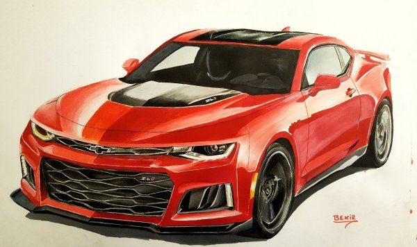 Chevrolet Camaro drawing