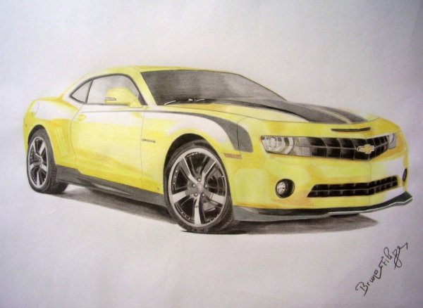 Бамблби Шевроле Камаро нарисовать