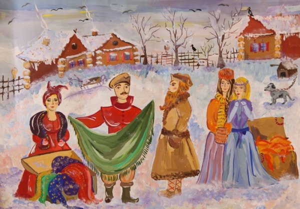 Ярмарка рисунок