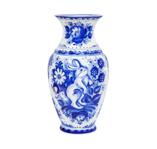 Гжель роспись вазы