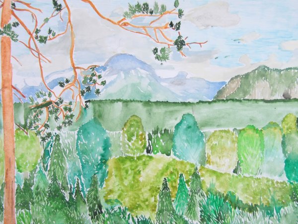 Природа родного края рисунки