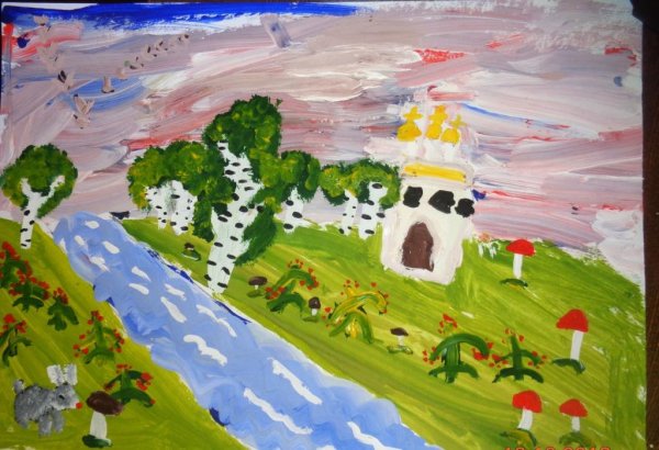 Природа родного края рисунки