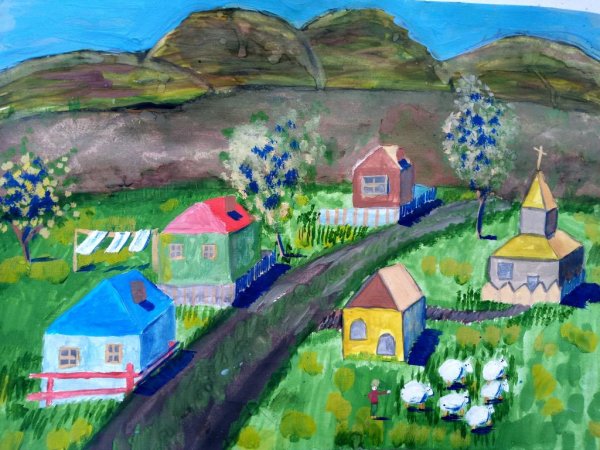 Рисунок на тему природа