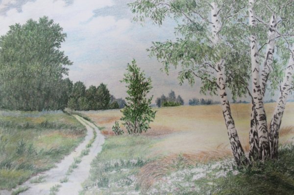 Пейзаж дали моей Родины