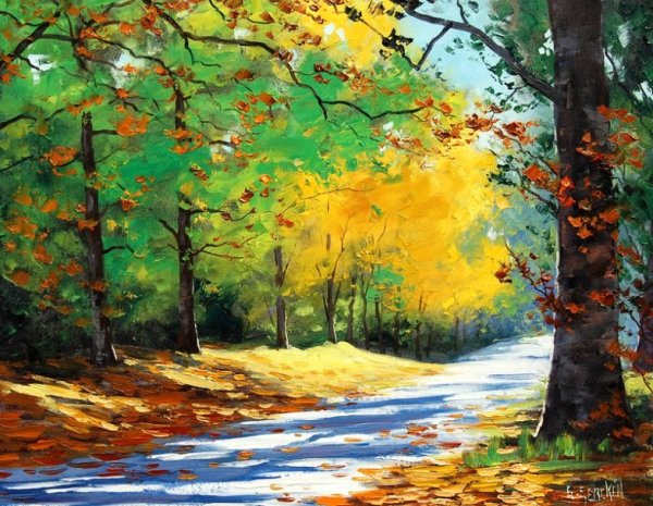 Осенний пейзаж Грэм Геркен