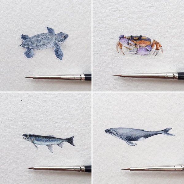 Необычные миниатюрные рисунки