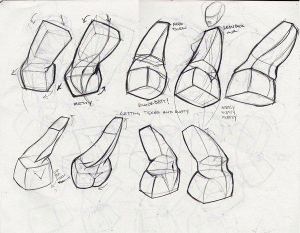 Тутор по рисованию члена