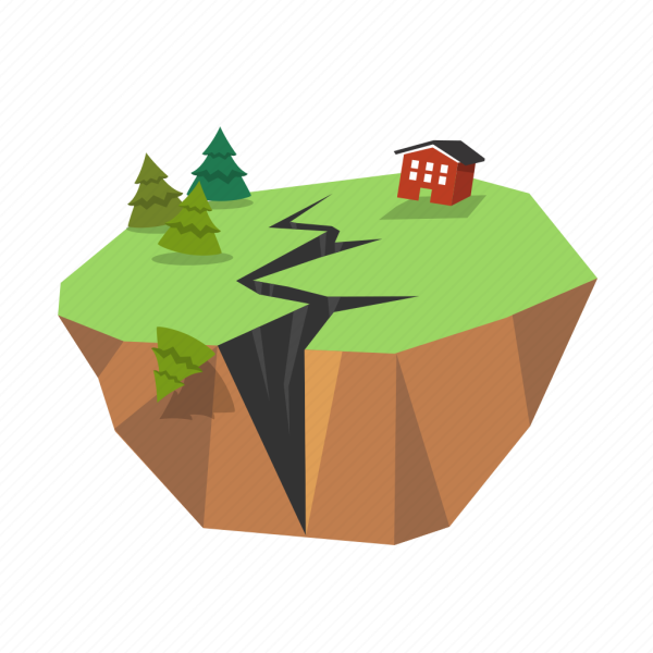 Значок землетрясения