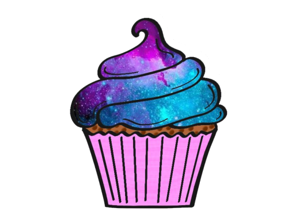 Красивый кекс рисунок