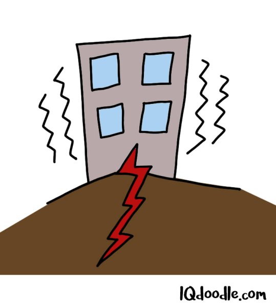 Нарисовать землетрясение