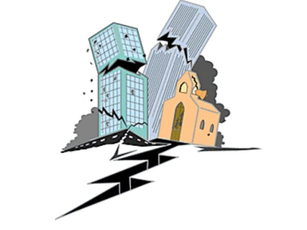 Рисунок на тему землетрясение