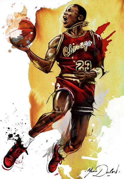 Майкл Джордан NBA Art