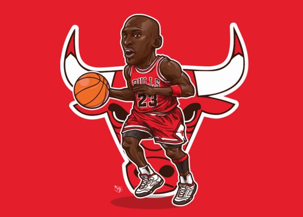 Майкл Джордан мультяшный