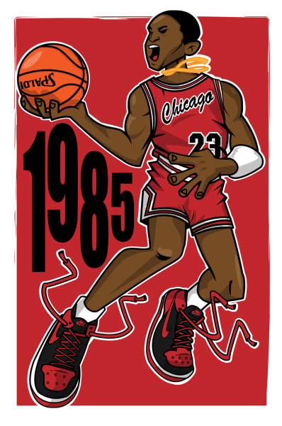 Рисунок Майкла Джордана