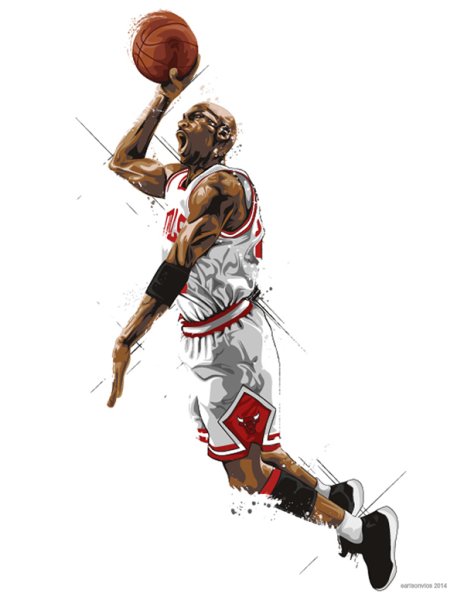Баскетбол Майкл Джордан арт