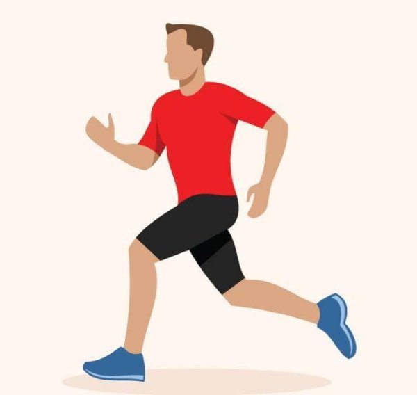 Бег мультяшный