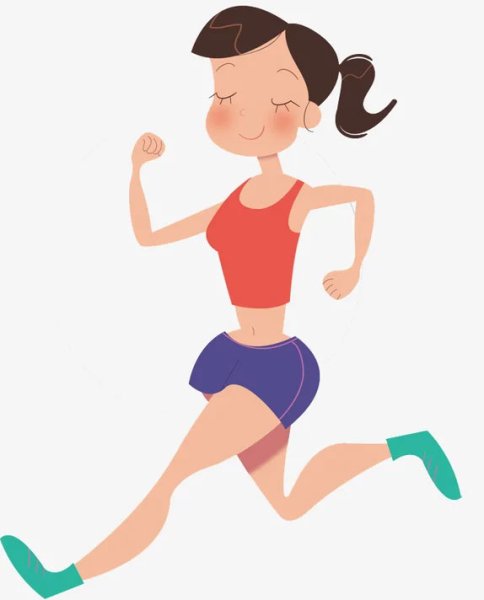 Бег мультяшный