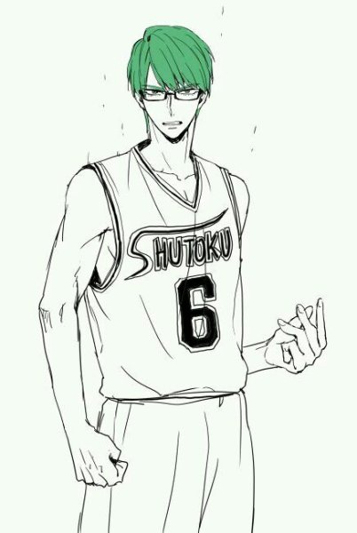 Раскраски аниме баскетбол Куроко