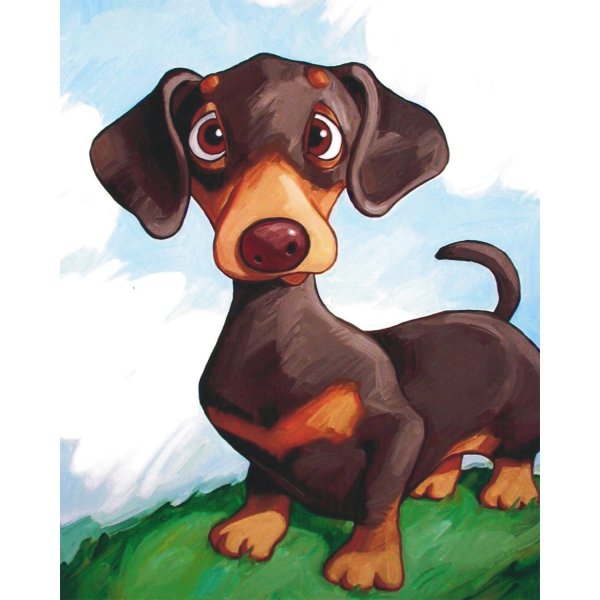 Такса рисунок