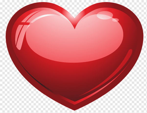 С красным сердцем