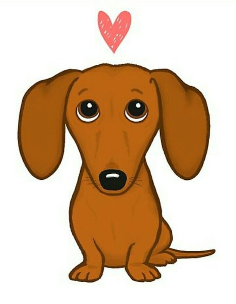 Такса мультяшка